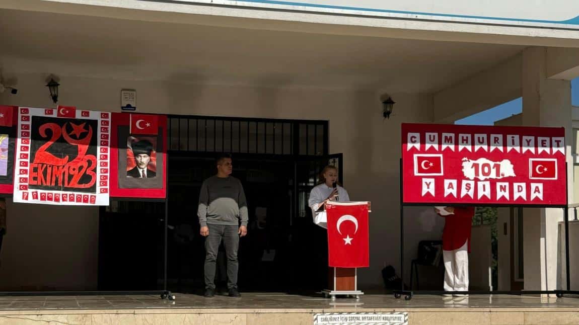 29 Ekim Cumhuriyet Bayramı Törenimiz